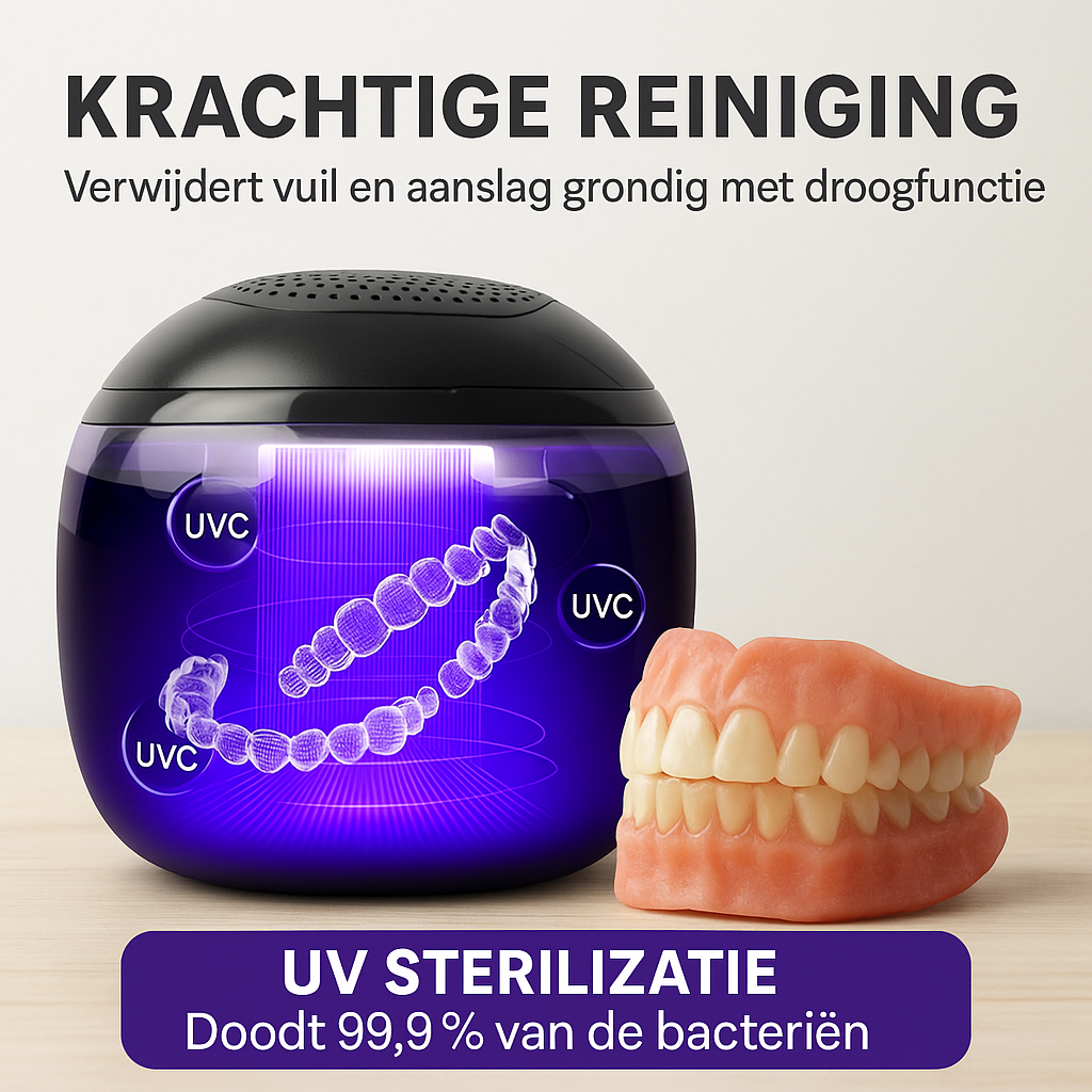 Professionele Ultrasoon Reiniger Zwart